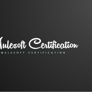 Mulesoft Certification profile picture