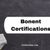 BONENT Certifications