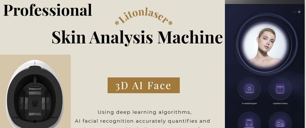 Cover image for Professional Skin Analysis Machine 3D Skin And AI Face Technology