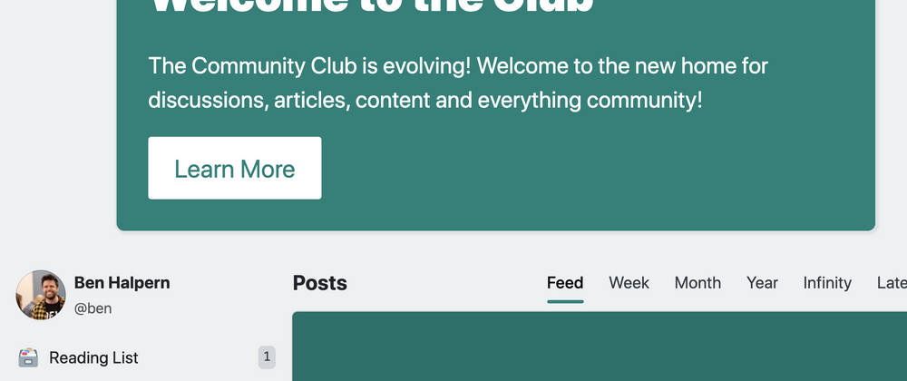 Cover image for Congrats to the.community.club on being the latest Forem to go live!